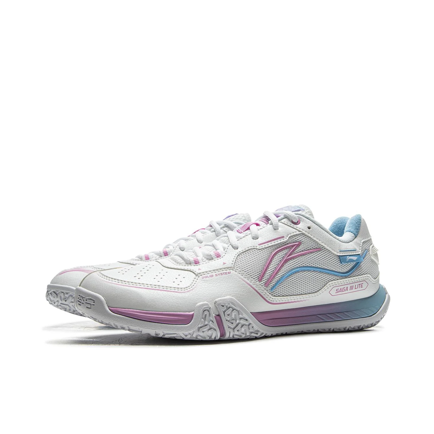 Li-Ning Saga 3 Lite Badminton Shoes - Standard White - Image 2