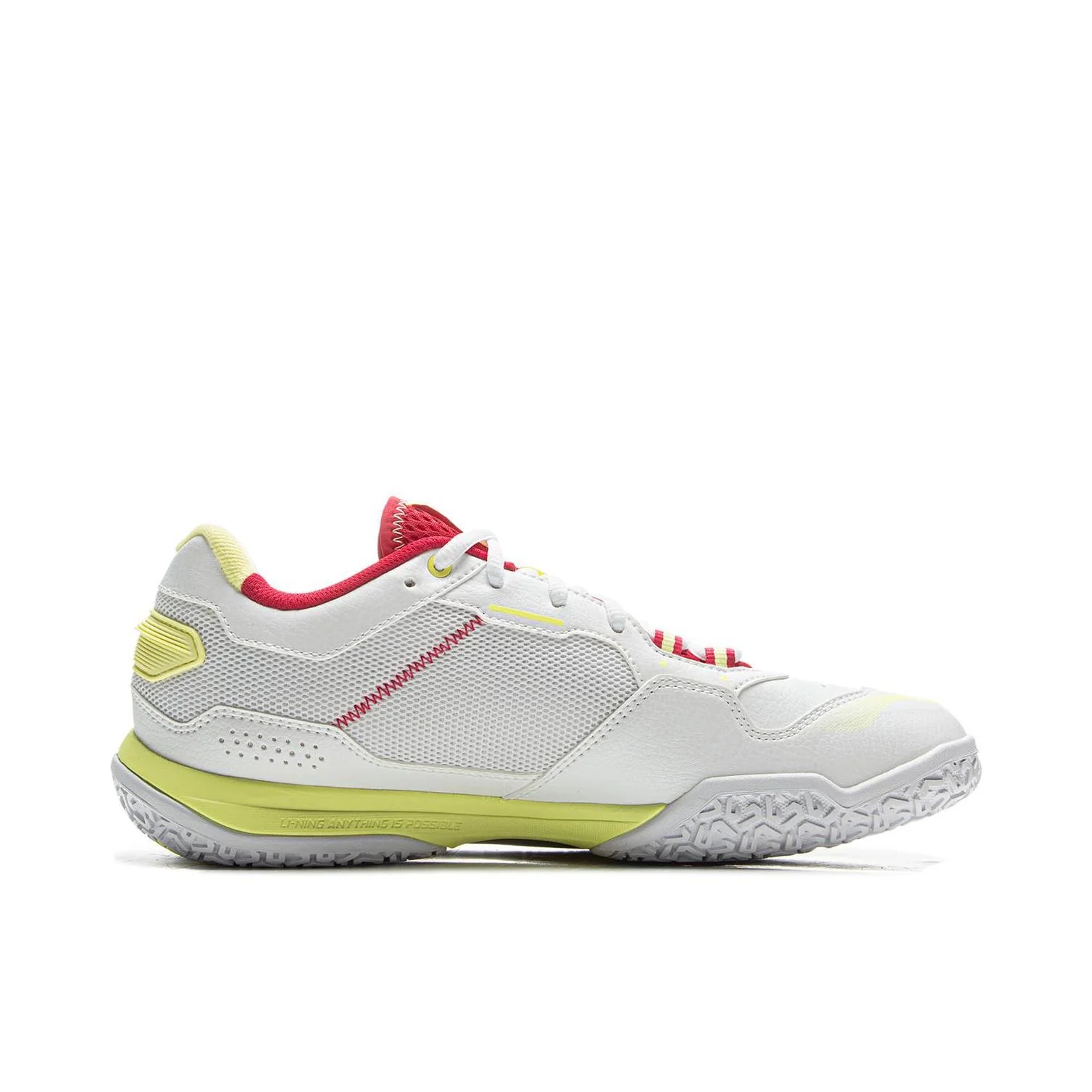 Li-Ning Saga 3 Lite Badminton Shoes - White/Red - Image 6