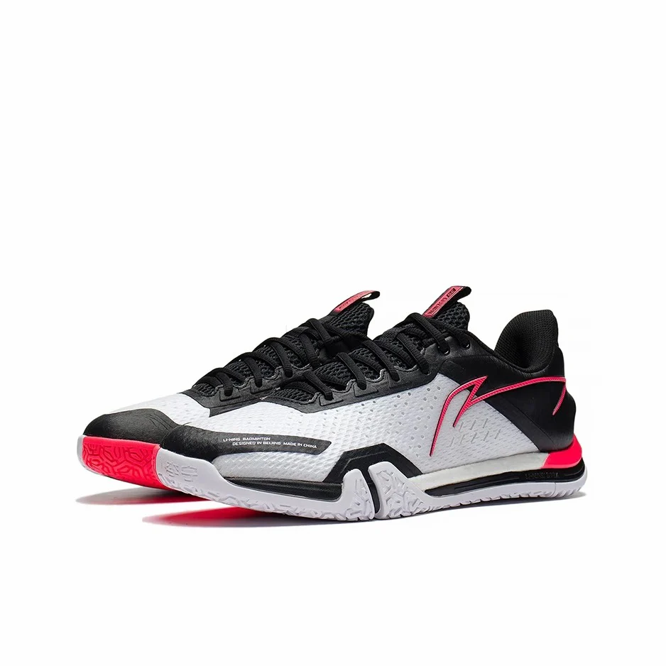 Li-Ning Saga SE Badminton Shoes - Black/White - Image 2