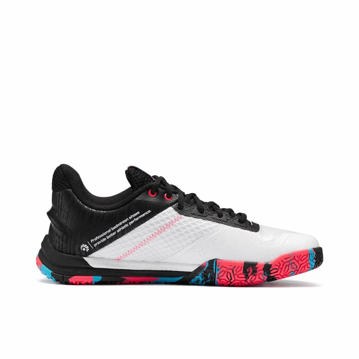 Li-Ning Saga SE Badminton Shoes - White/Black/Red - Image 6