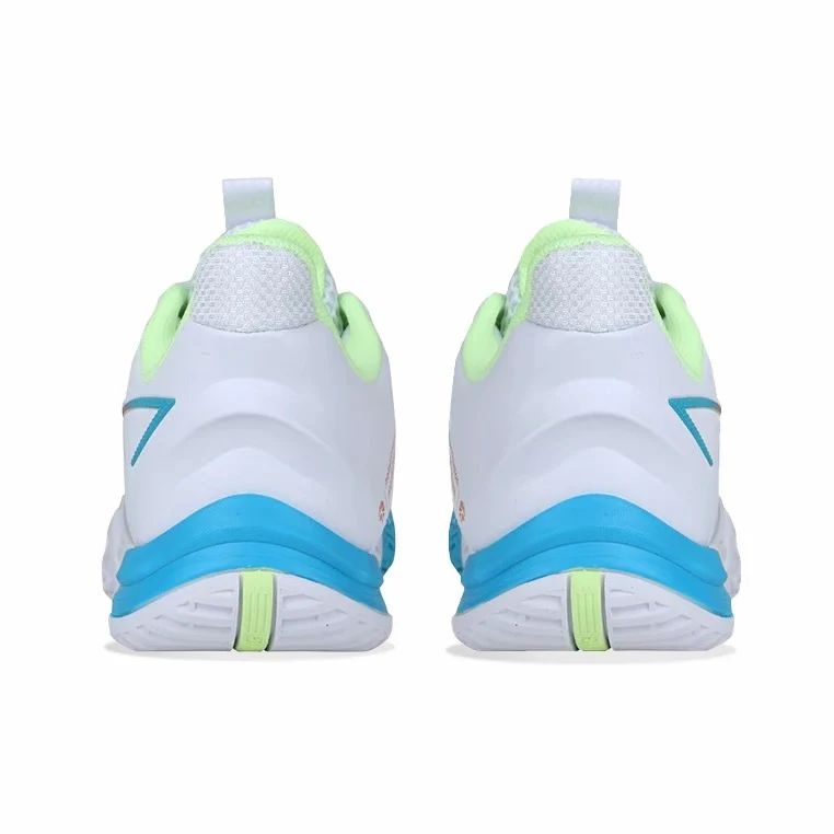 Li-Ning Saga SE Badminton Shoes - White/Blue - Image 4