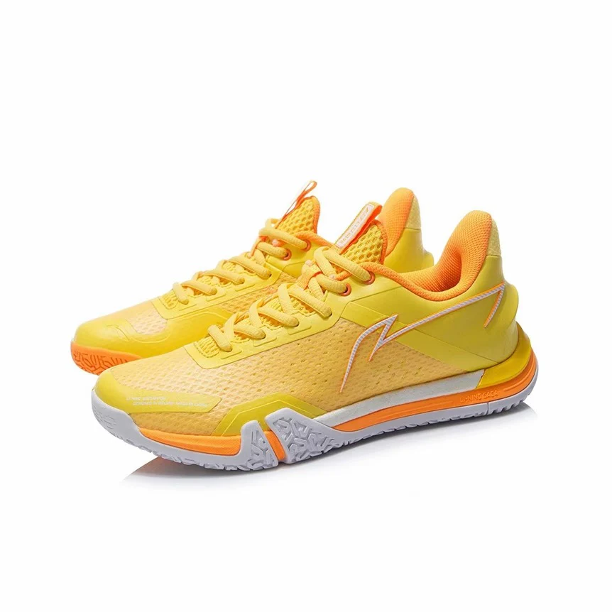 （Women）Li-Ning Saga SE Badminton Shoes - Yellow - Image 2