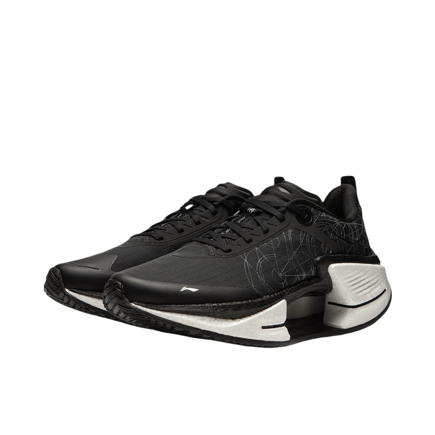 Li-Ning Shadow 3 Essential Running Shoes - Black - Image 2