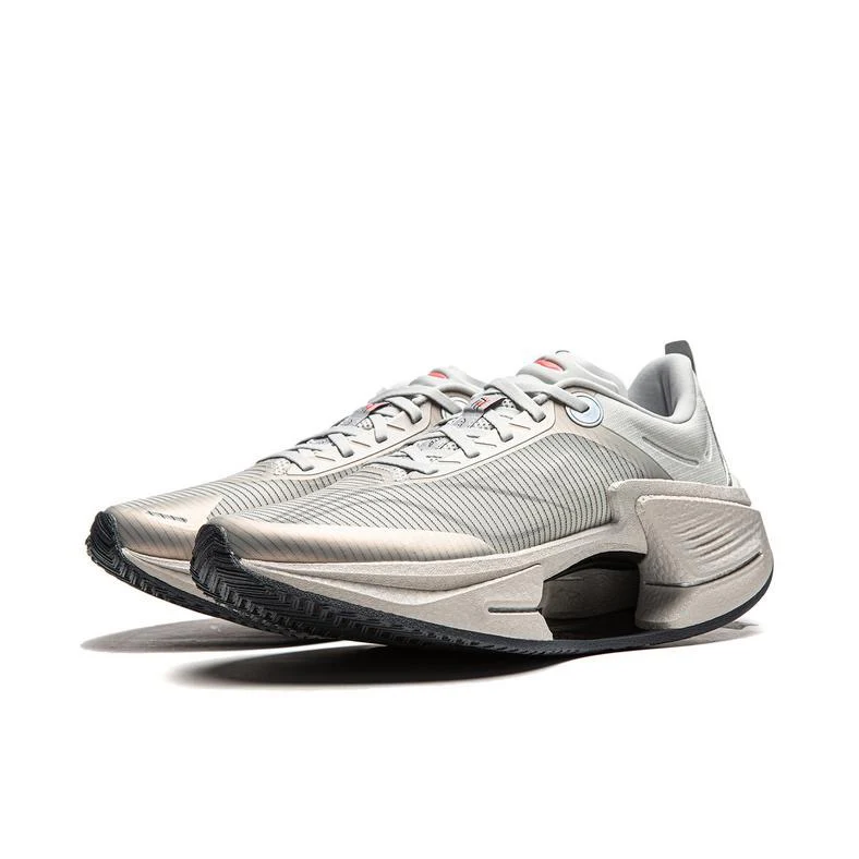 Li-Ning Shadow 3 Essential Running Shoes - Silver - Image 2