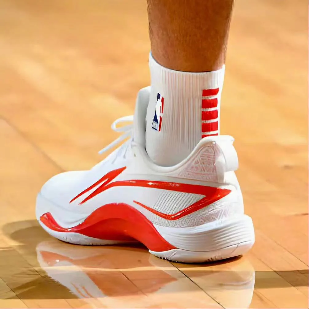 Fred VanVleet x Li-Ning Shining 1.0 FVV PE Low - White/Red - Image 2