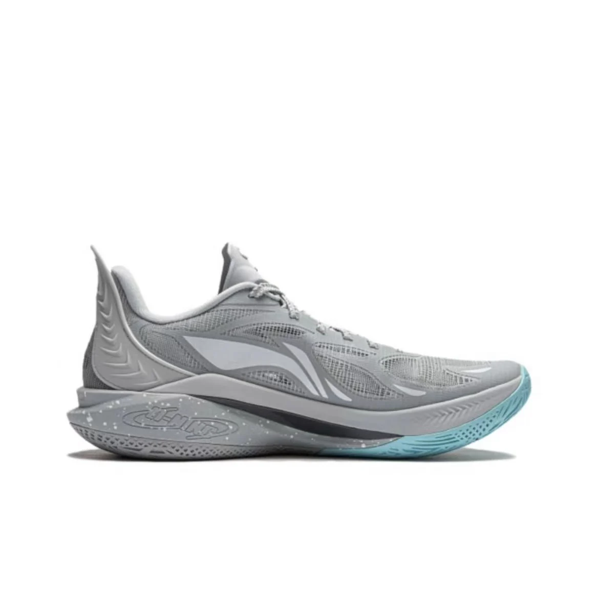 Great White Shark|CJ•McCollum x Li-Ning Sonic 12 - Gray - Image 3