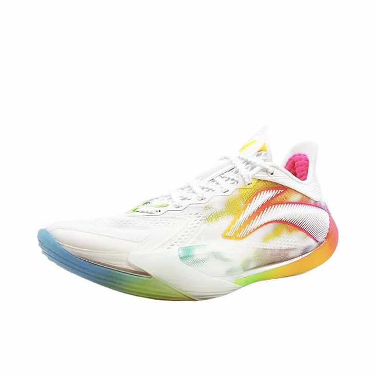 Li-Ning Sonic 13 V2 - White/Yellow - Image 2