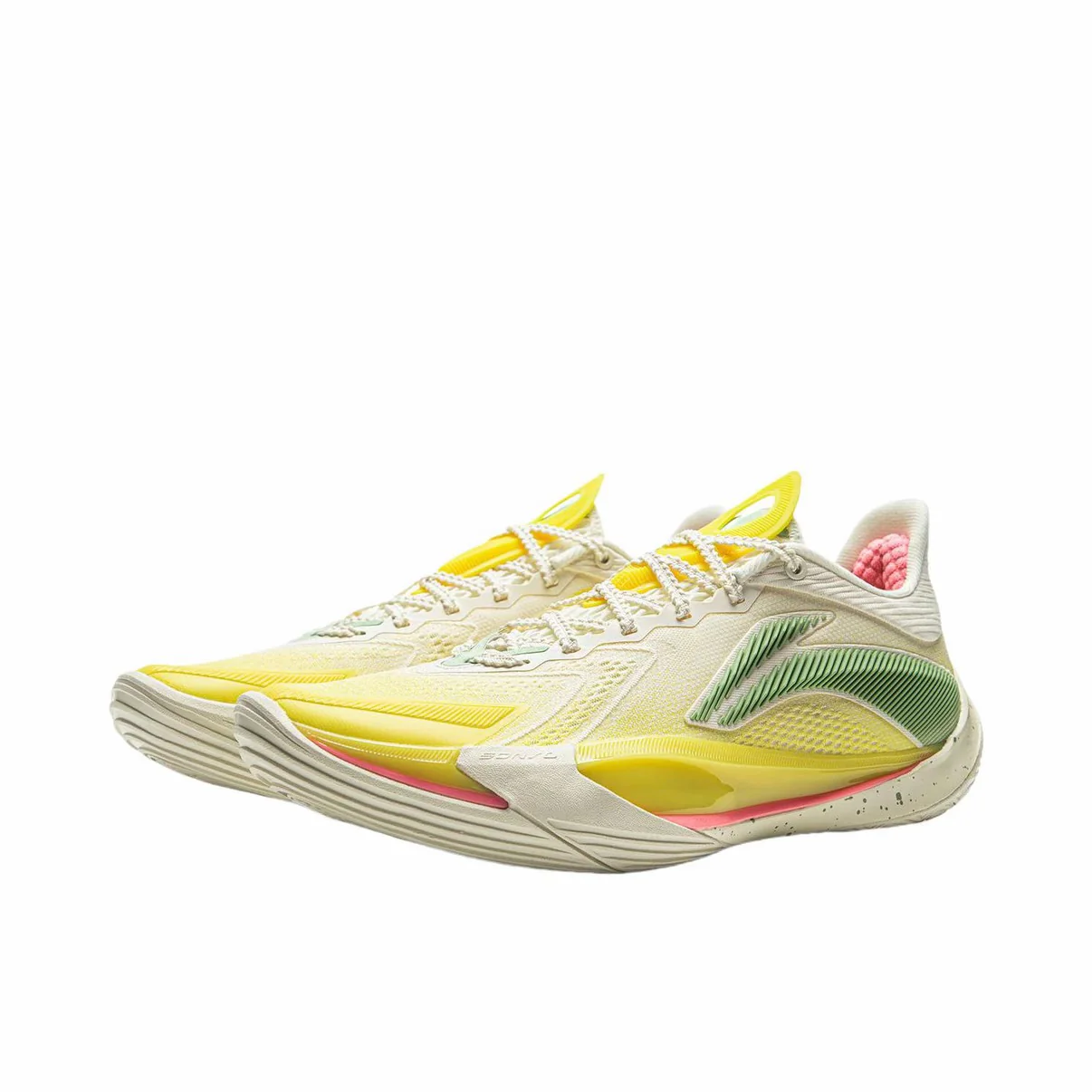 Li-Ning Sonic 13 V2 - Yellow/White - Image 2