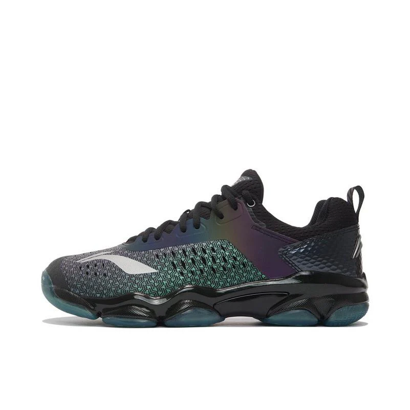 Li-Ning Sonic Boom 1.0 Badminton Shoes - Black/Blue