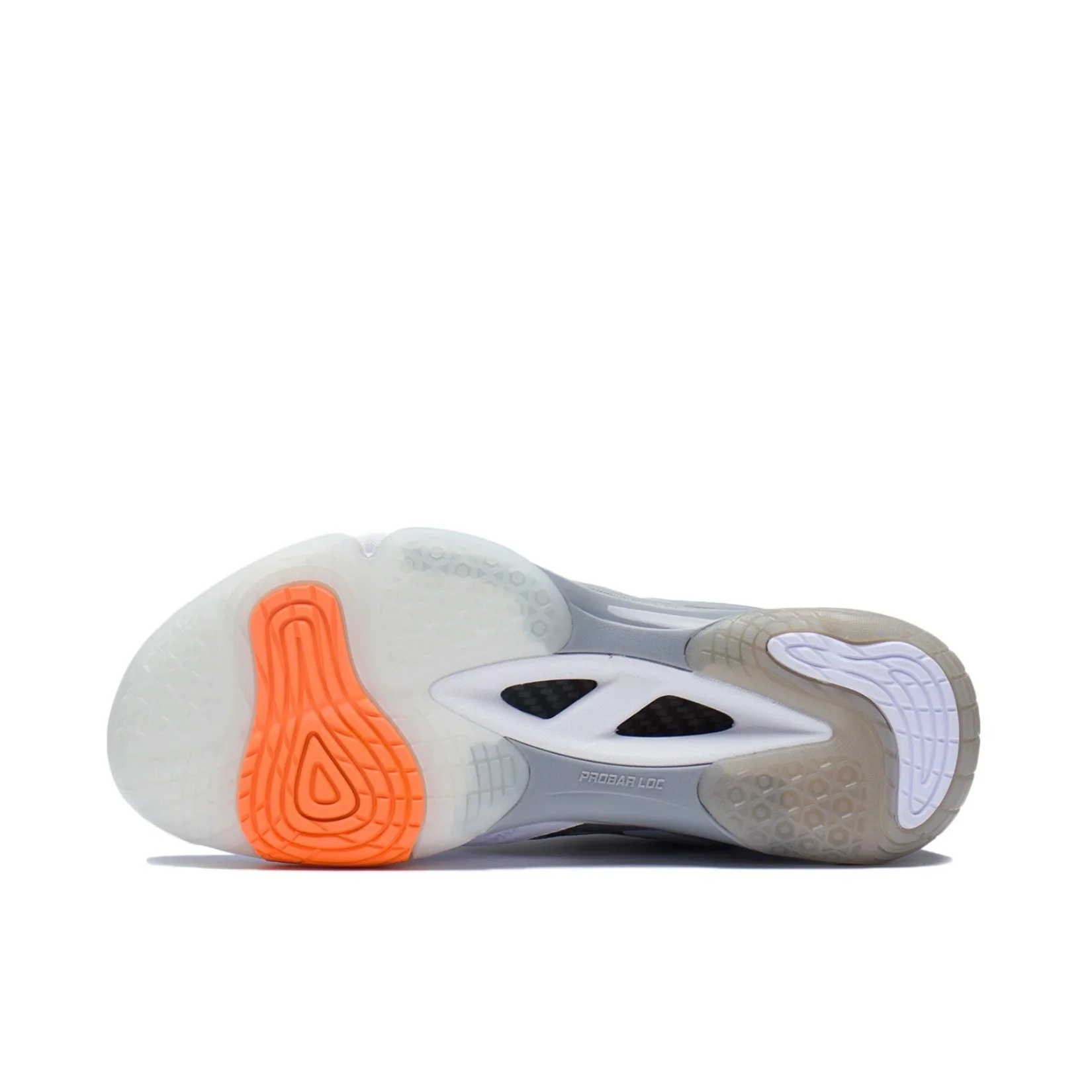 Li-Ning Sonic Boom 1.0 Badminton Shoes - Gray/Orange - Image 3