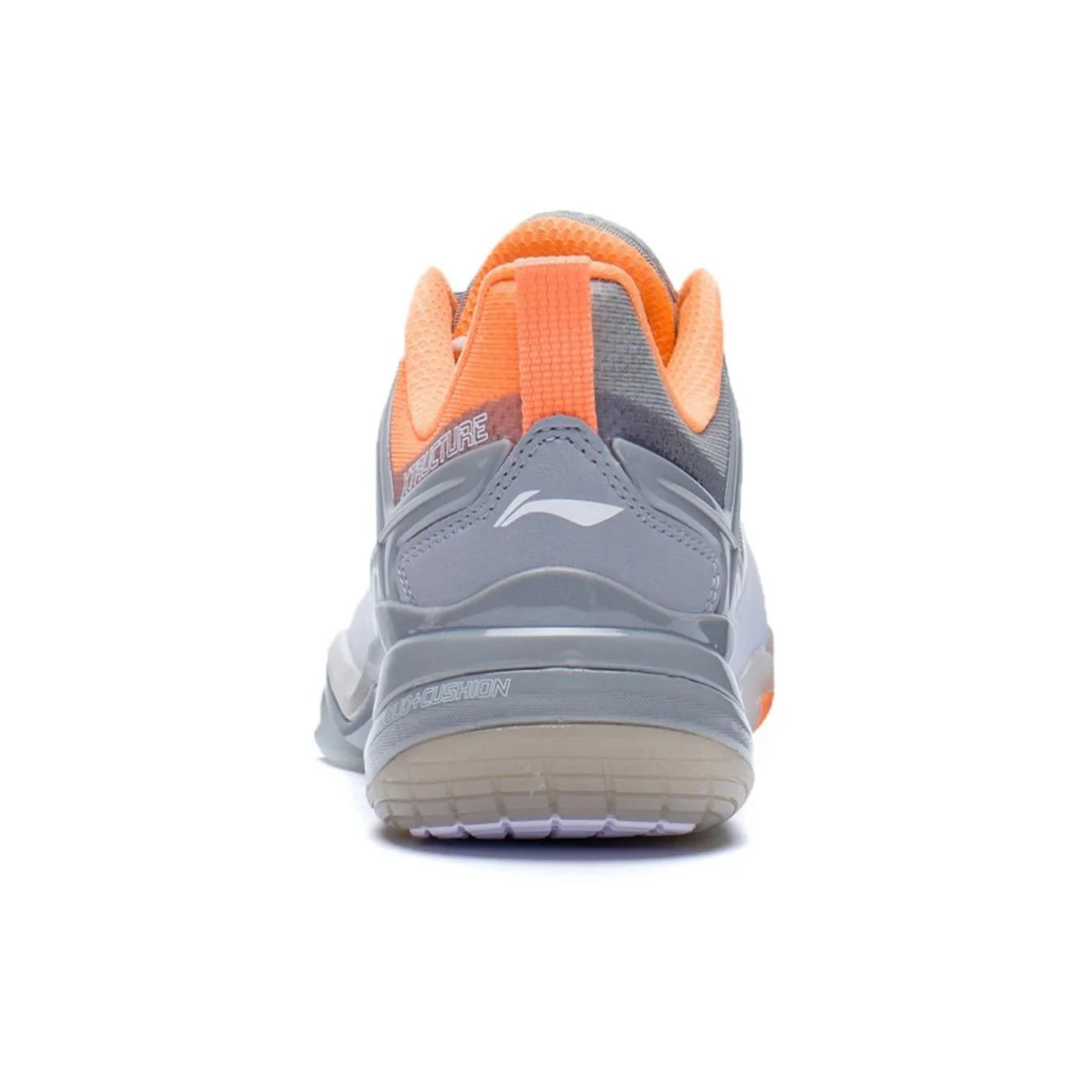 Li-Ning Sonic Boom 1.0 Badminton Shoes - Gray/Orange - Image 4