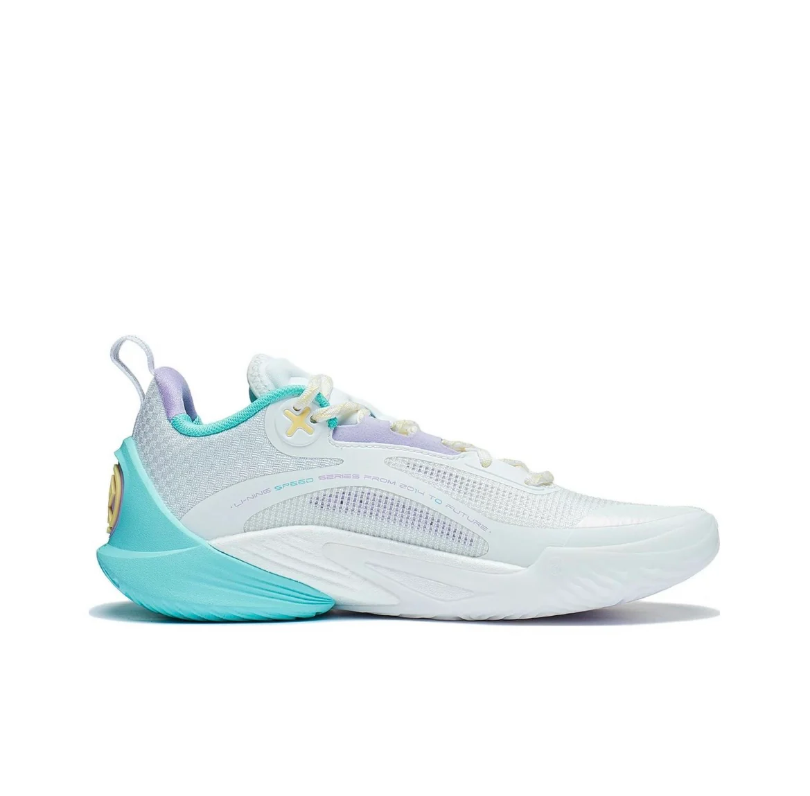 Li-Ning Speed 10 - White/Blue - Image 3