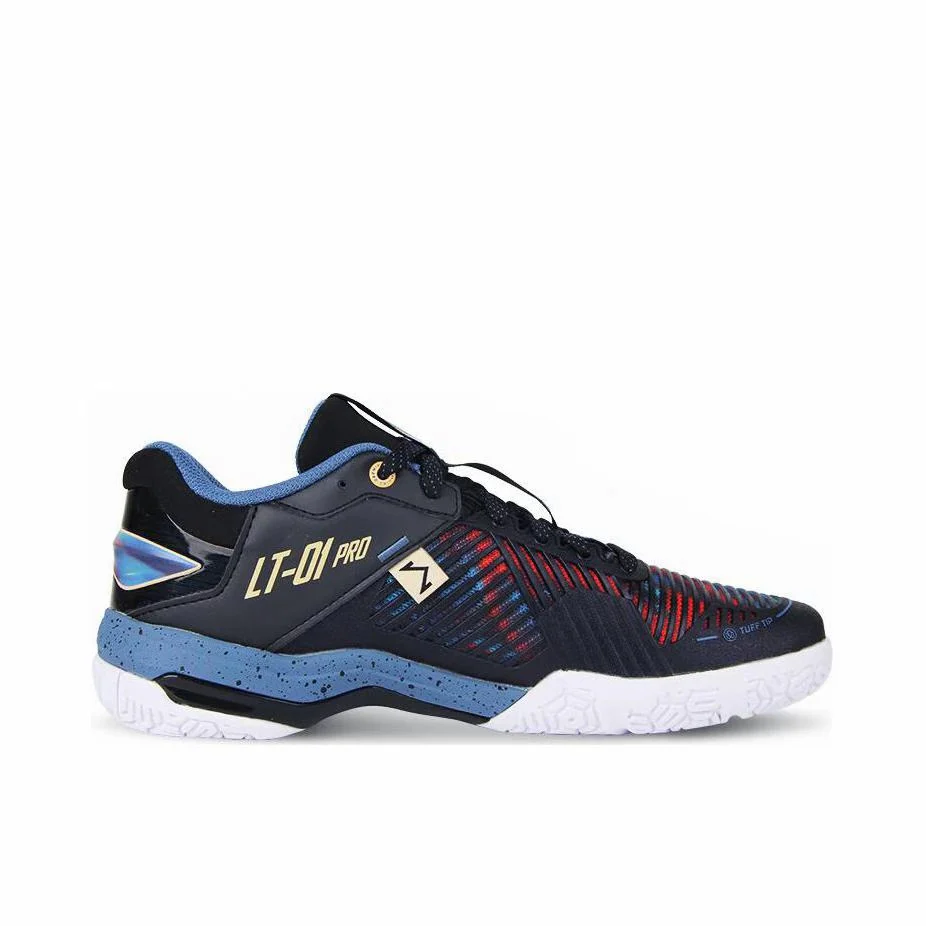Li-Ning Thunder Pro Badminton Shoes - Black Blue - Image 6