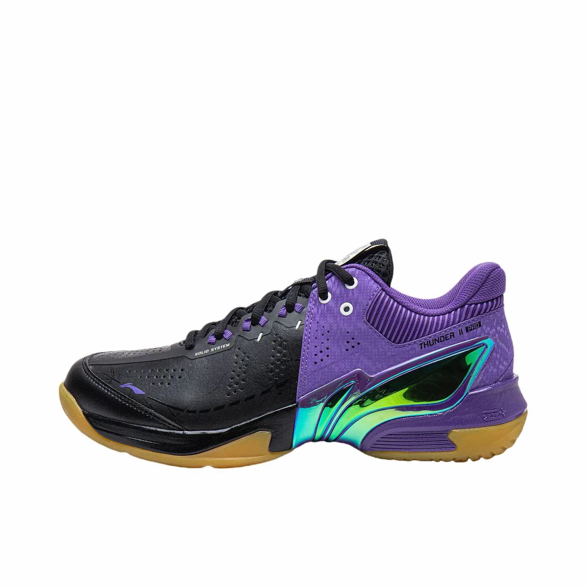 Li-Ning Thunder Pro Badminton Shoes - Purple/Black
