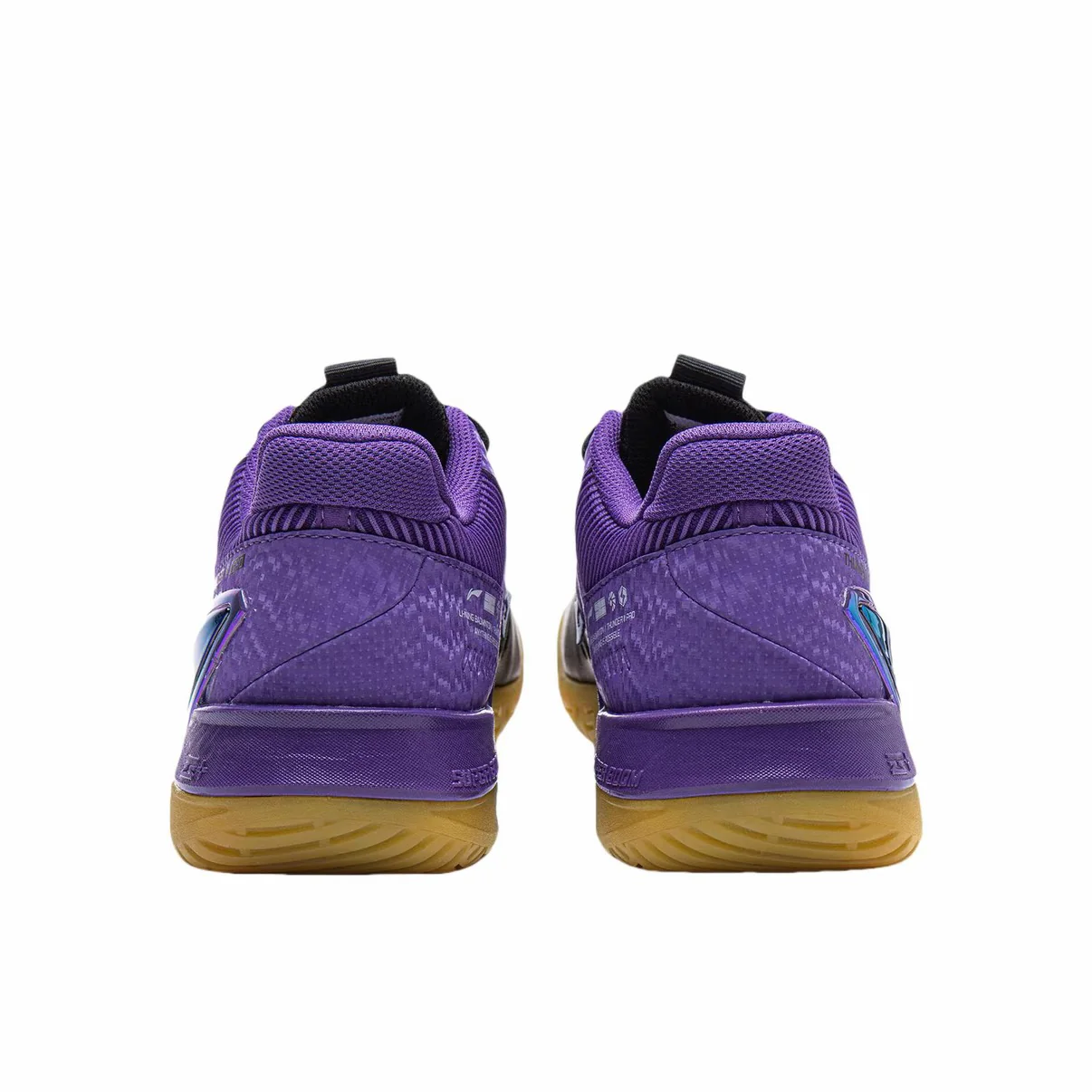 Li-Ning Thunder Pro Badminton Shoes - Purple/Black - Image 4