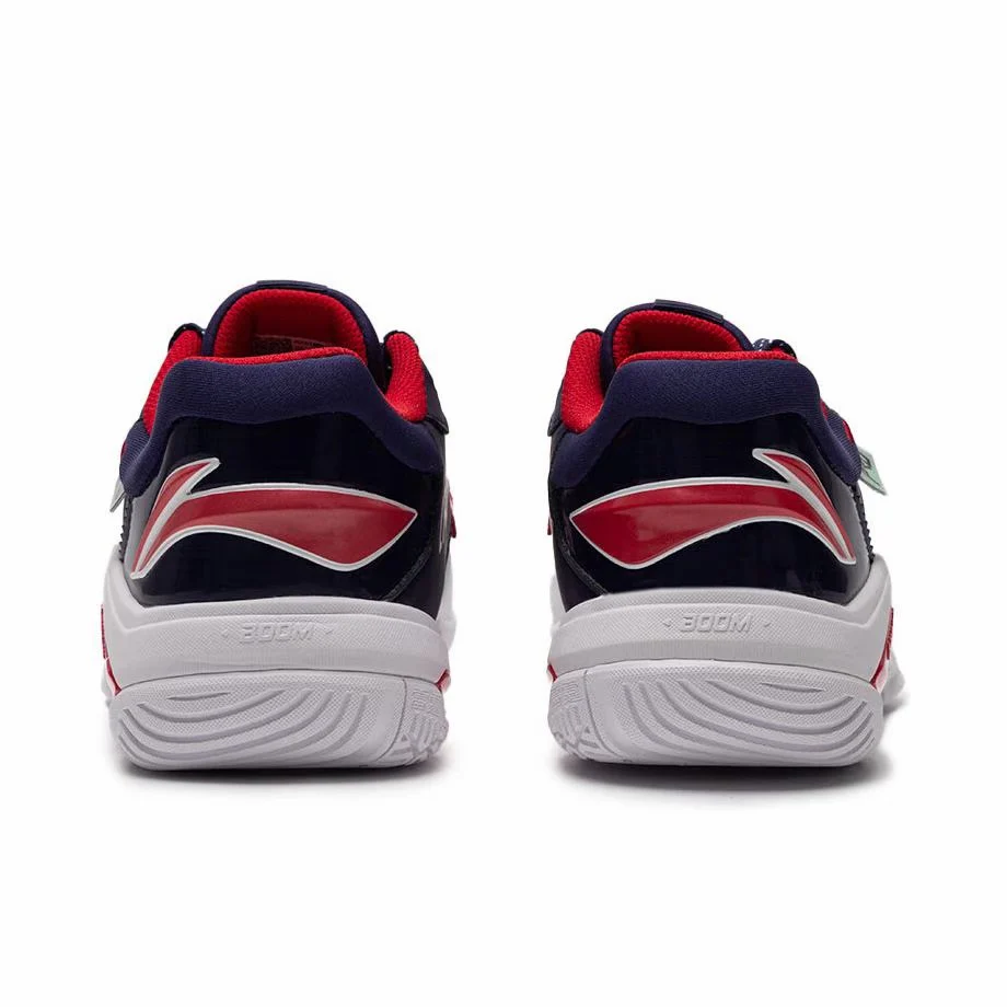 Li-Ning Thunder Pro Badminton Shoes - White/Blue - Image 4