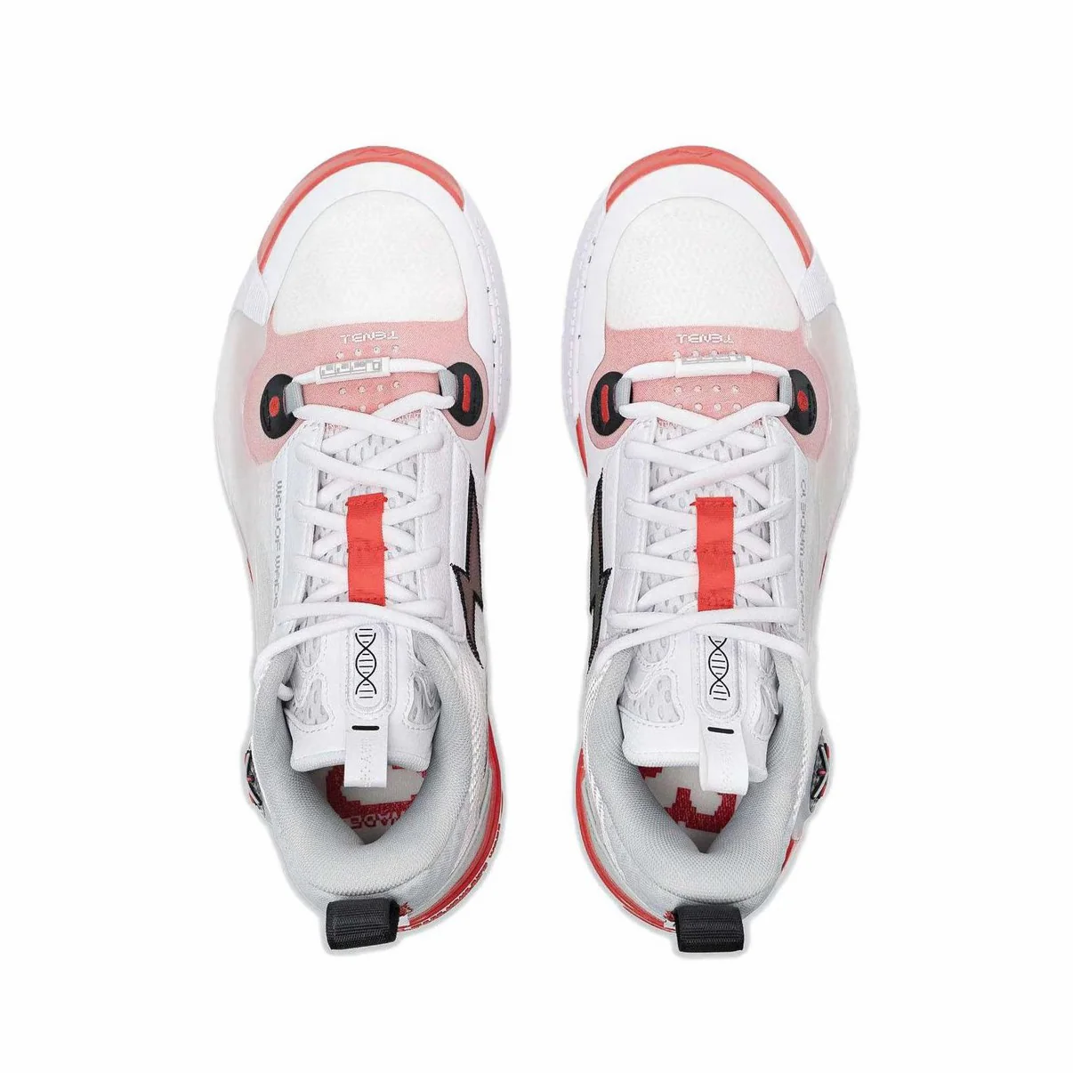 Li-Ning Way Of Wade 10 - White/Red - Image 3