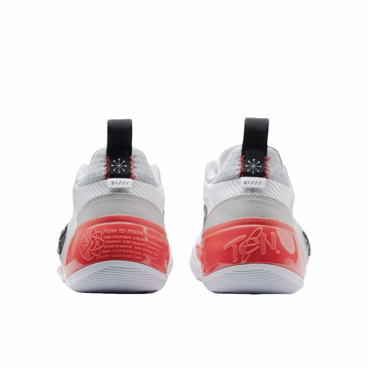 Li-Ning Way Of Wade 10 - White/Red - Image 4