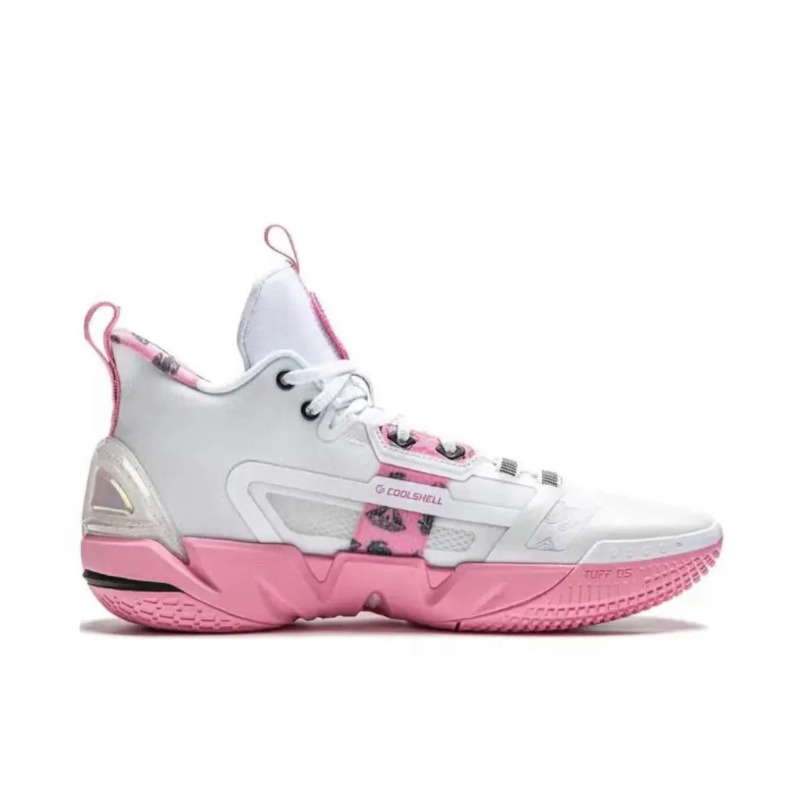 Li-Ning Badfive 4 - White/Pink - Image 6