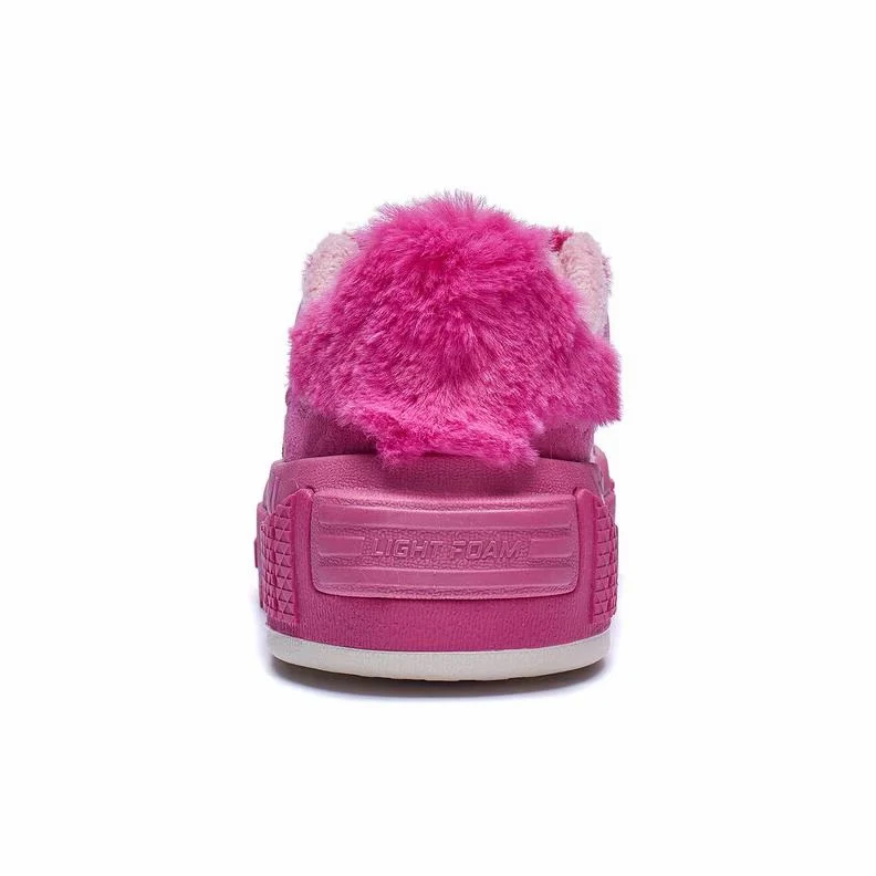 （Women）Li-Ning x Disney 001 UNBLOCK Low Casual Sneakers - Strawberry Bear - Image 4