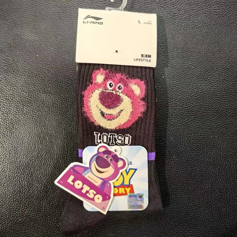Li-Ning x Pixar Strawberry Bear Sports Socks - Image 10