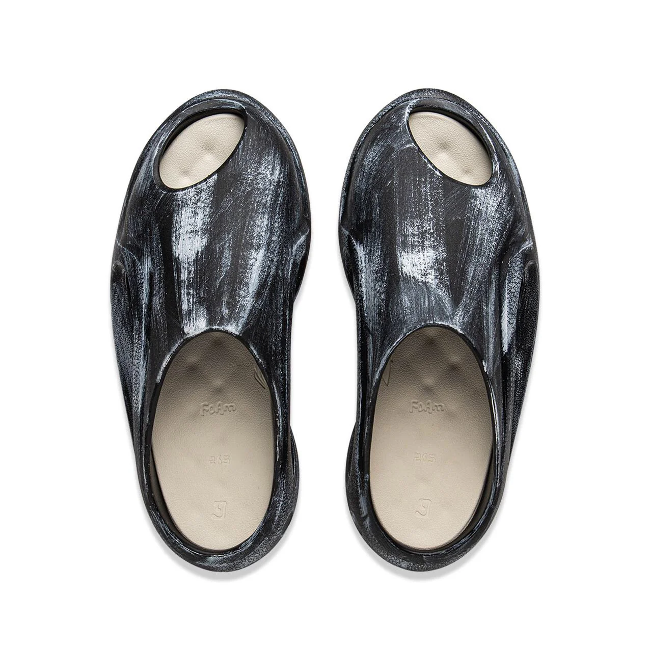 Li-Ning Yun You Slay 2.0 Slippers - Black/White - Image 4