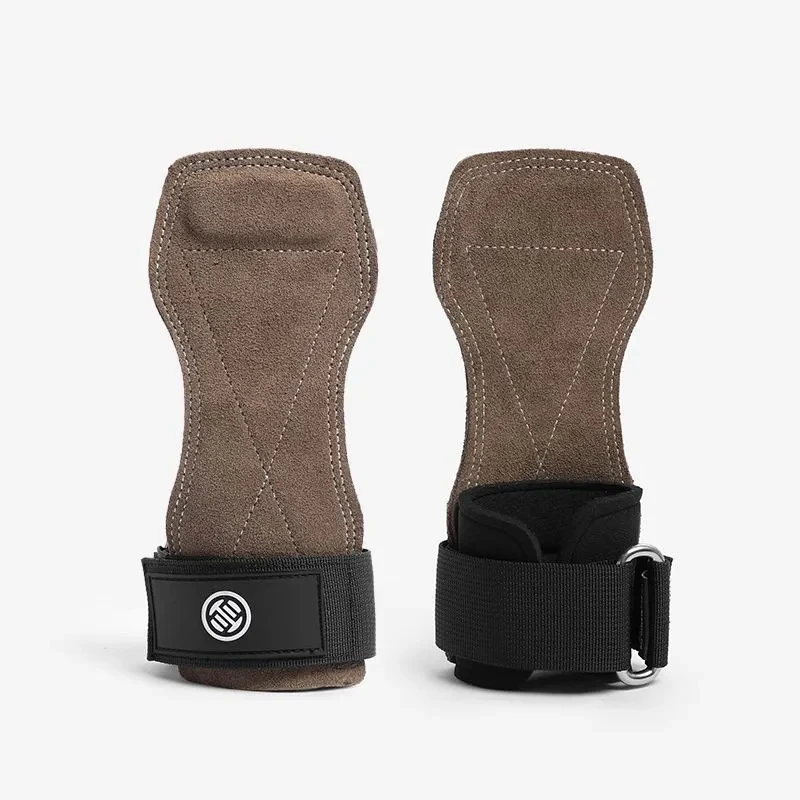 Lu Xiaojun 3.0 Leather Weightlifting Grips Deadlift Assist Straps - Image 6