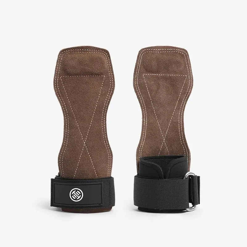 Lu Xiaojun 3.0 Leather Weightlifting Grips Deadlift Assist Straps - Image 7