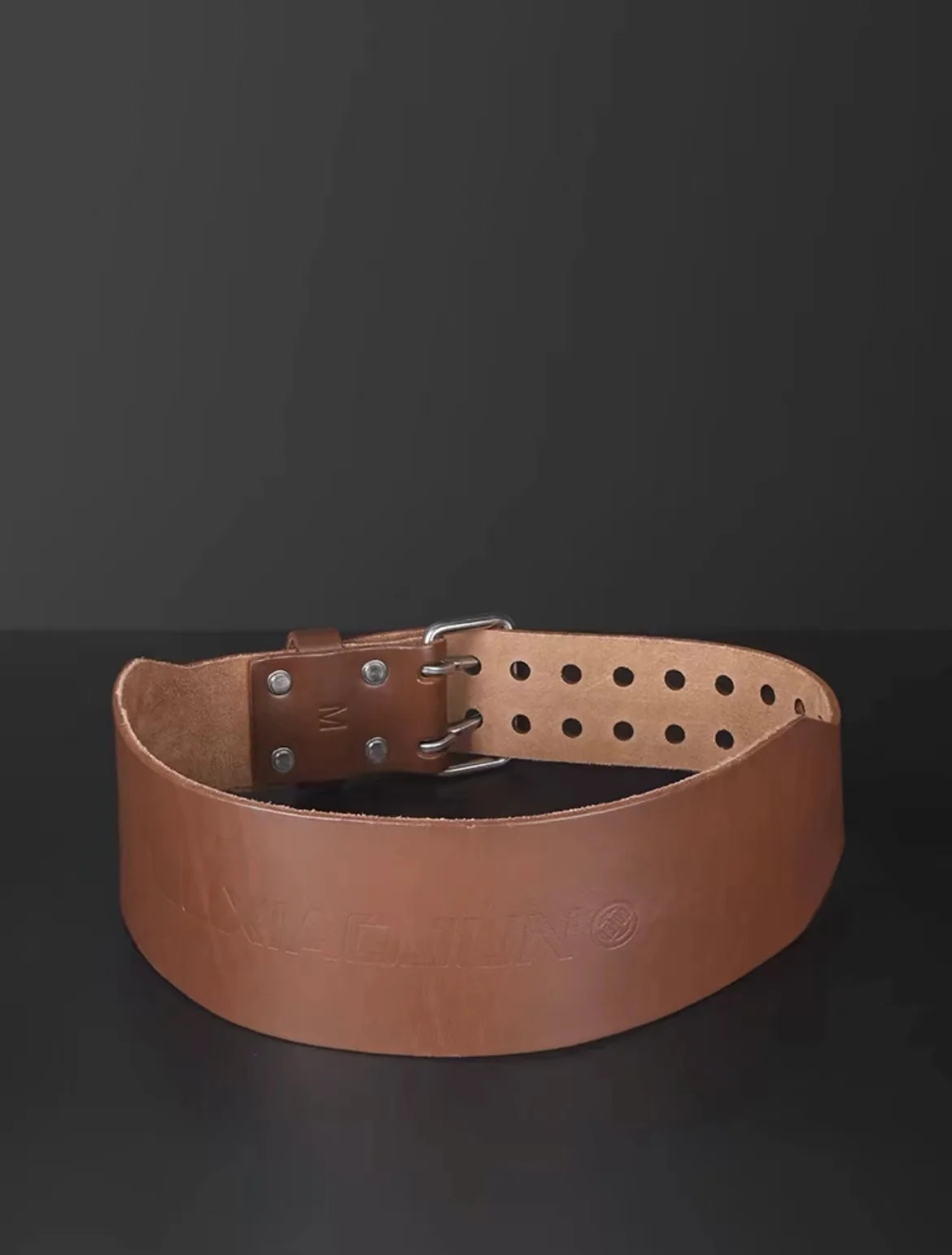 Lu Xiaojun CT510 Top Layer Cowhide Weightlifting Belt Deadlift Squat Belt - Image 4
