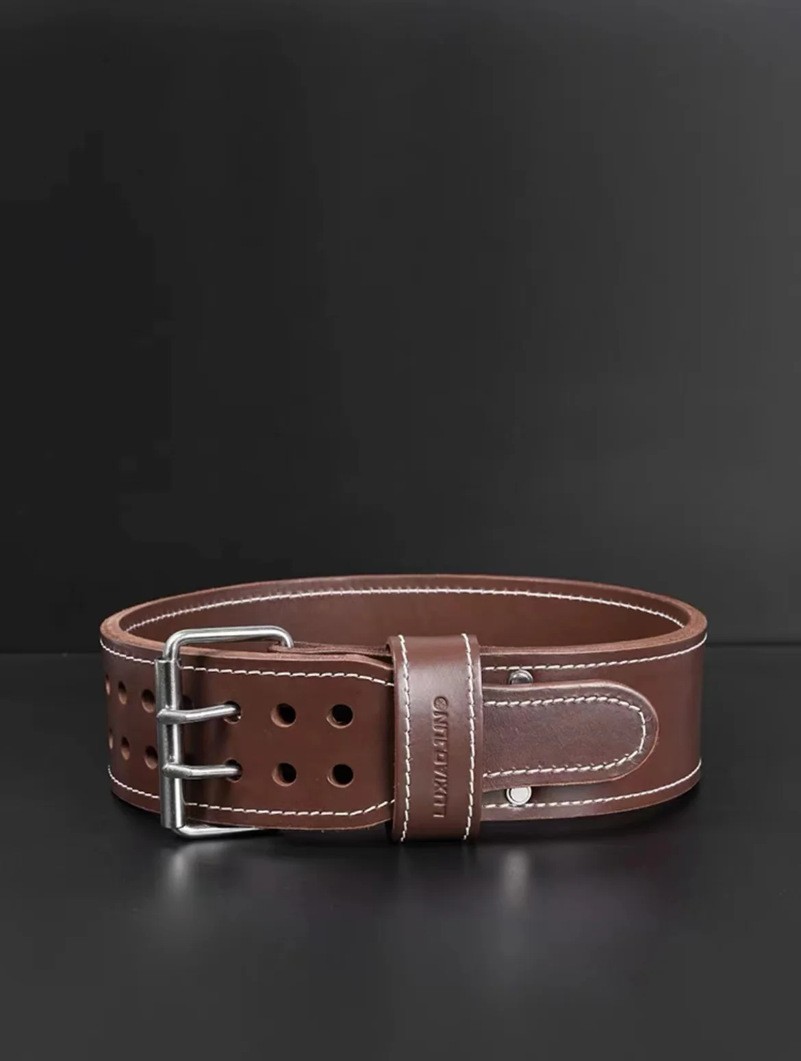 Lu Xiaojun CT710 Top Layer Cowhide Weightlifting Belt Deadlift Squat Belt - Image 2