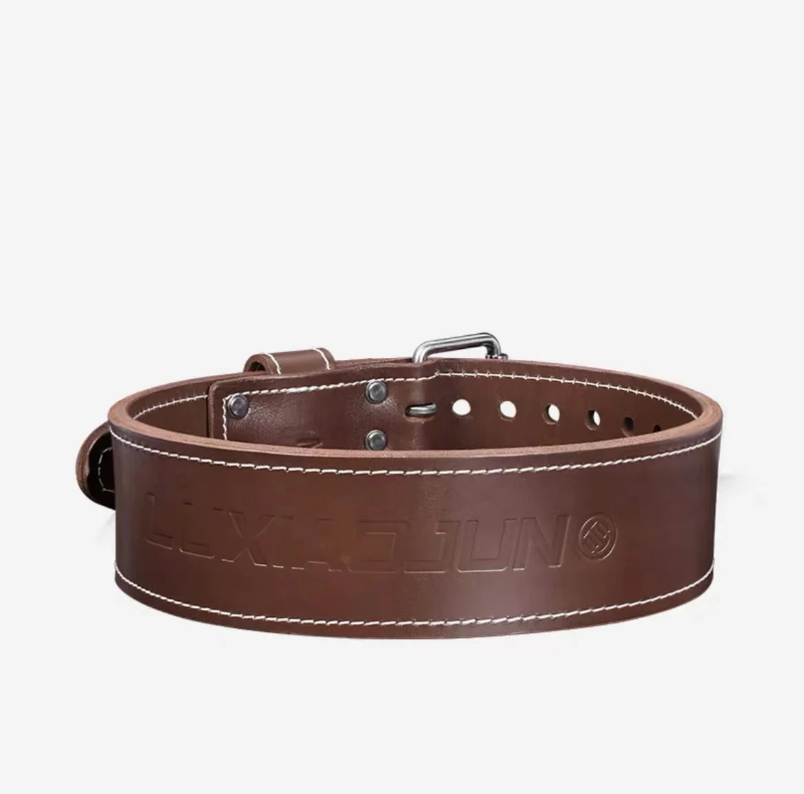 Lu Xiaojun CT710 Top Layer Cowhide Weightlifting Belt Deadlift Squat Belt - Image 5