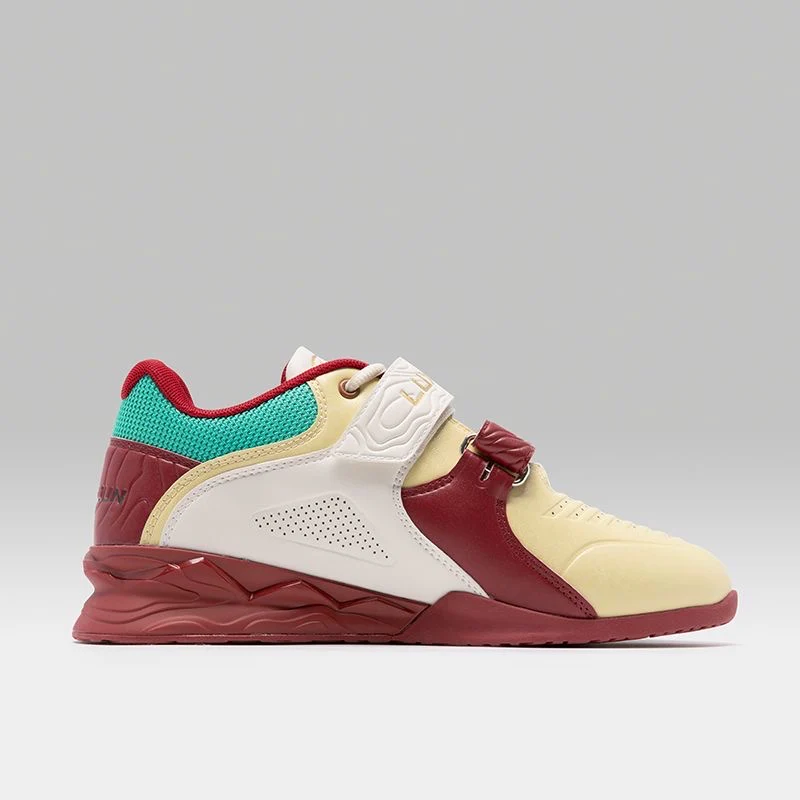 Lu Xiaojun Lifter 1.0 Professional Weightlifting Shoes / Squat Shoes - Brick Red - Image 3