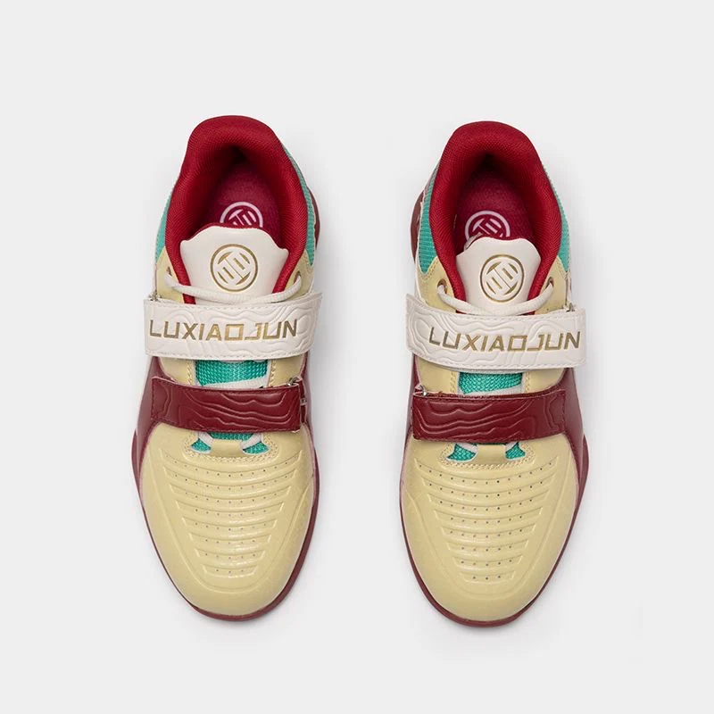Lu Xiaojun Lifter 1.0 Professional Weightlifting Shoes / Squat Shoes - Brick Red - Image 7