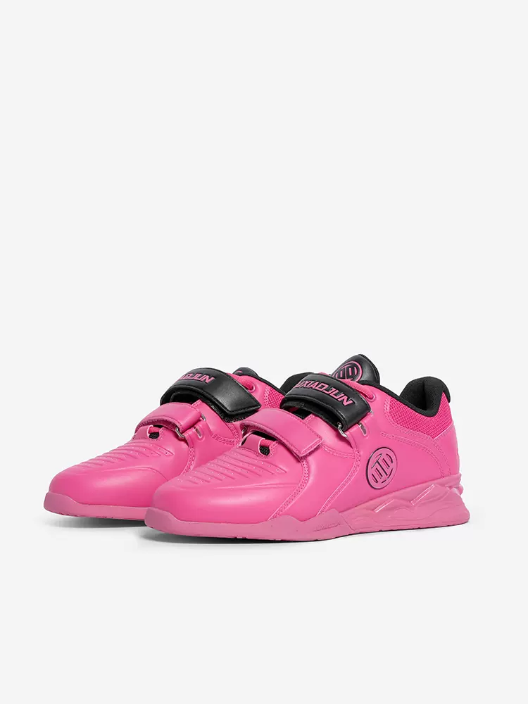 Lu Xiaojun Lifter 1.0 Professional Weightlifting Shoes / Squat Shoes - Rose Red - Image 2