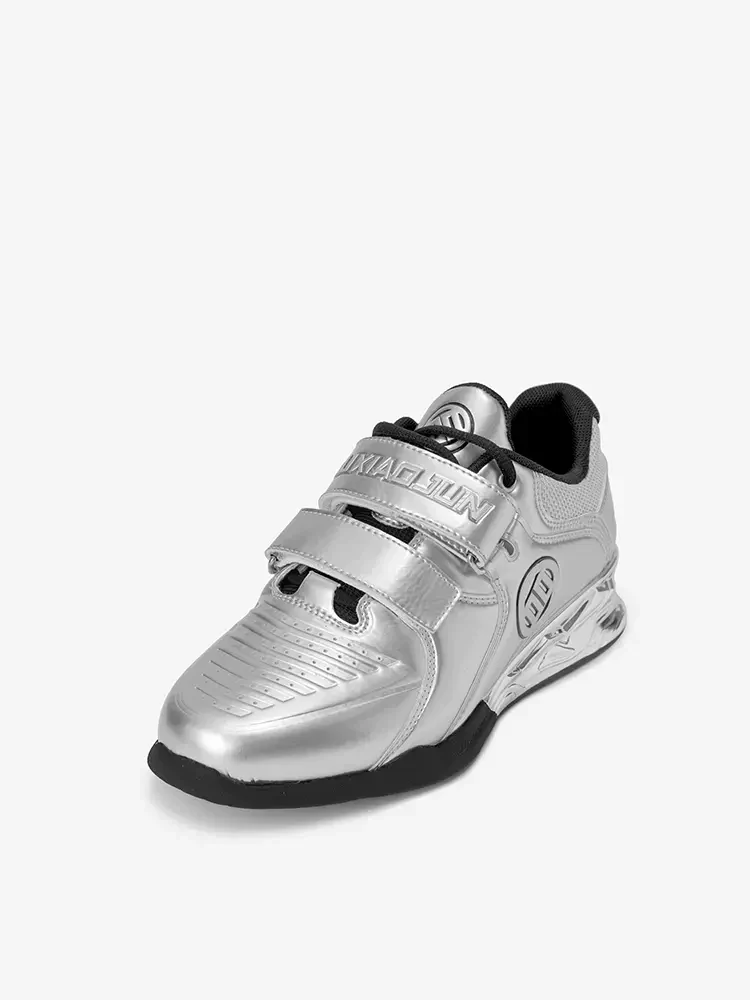 Lu Xiaojun Lifter 1.0 Professional Weightlifting Shoes / Squat Shoes - Silver - Image 2