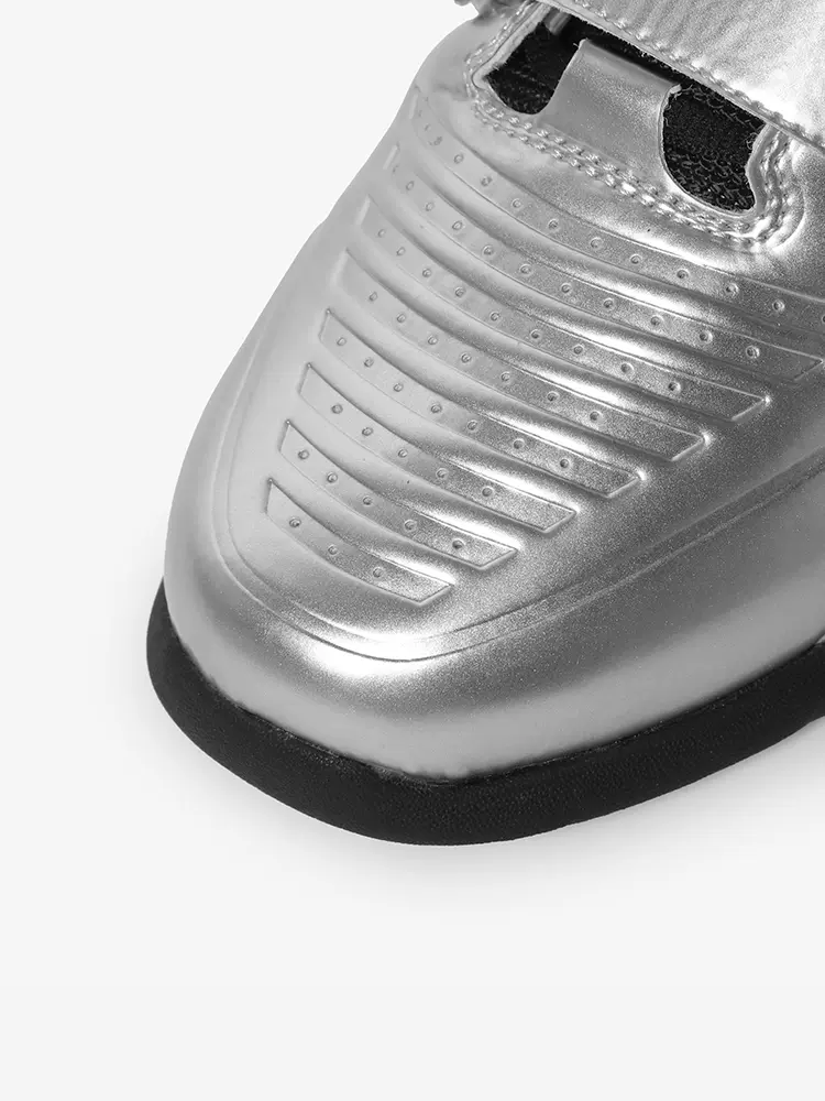 Lu Xiaojun Lifter 1.0 Professional Weightlifting Shoes / Squat Shoes - Silver - Image 3