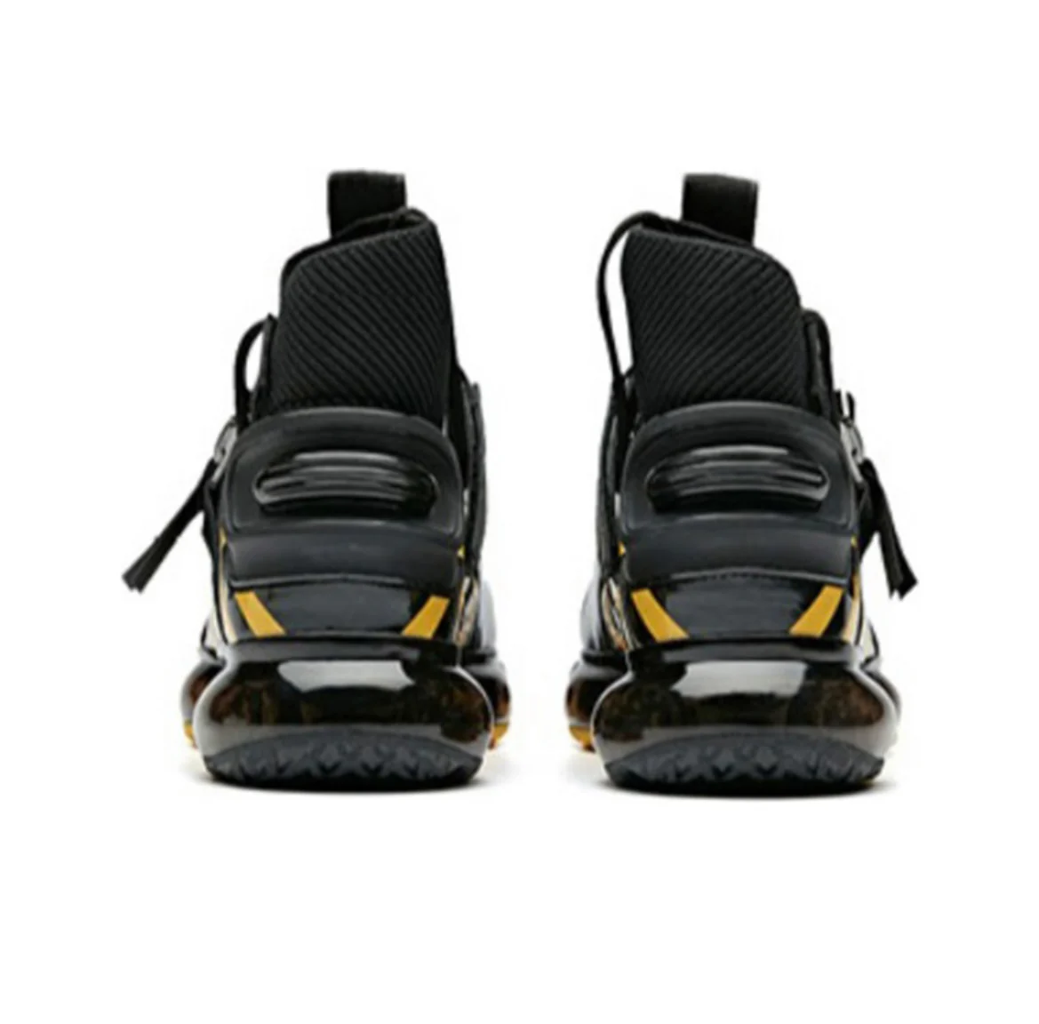 Marvel x Anta “Iron Man” High Running Shoes - Black/Yellow - Image 3