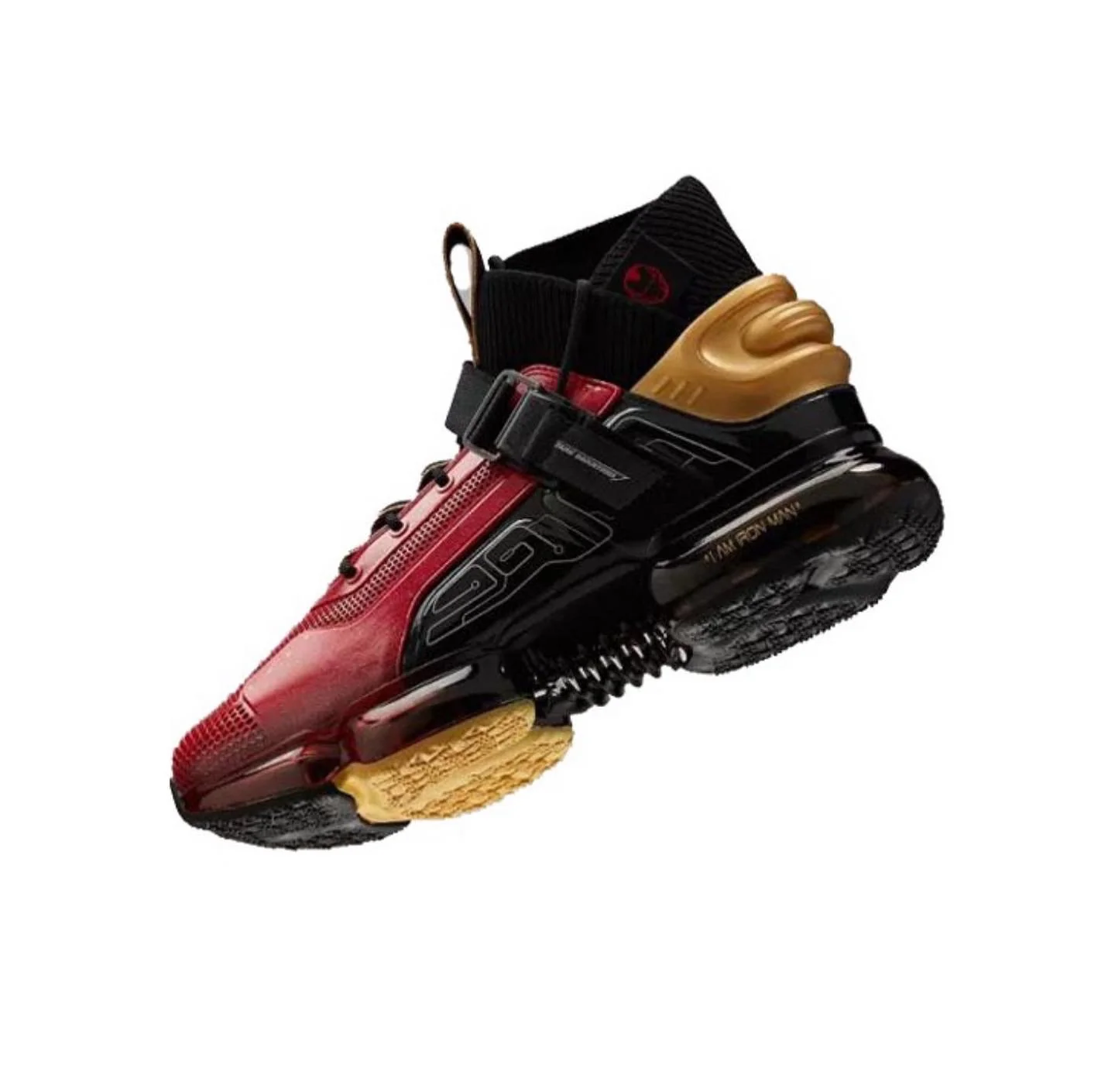 Marvel x Anta “Iron Man” High Running Shoes - Red - Image 4