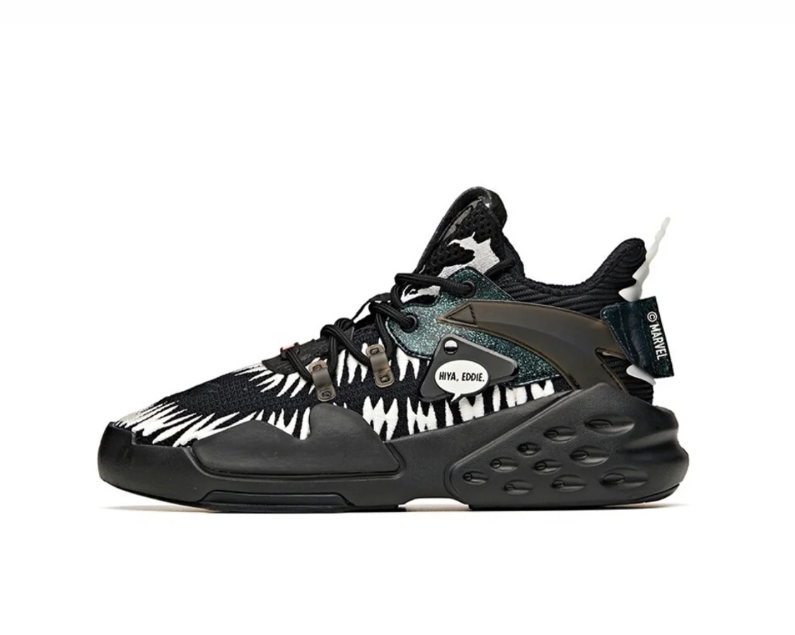 Marvel x Anta Badao Mid “Venom” Black