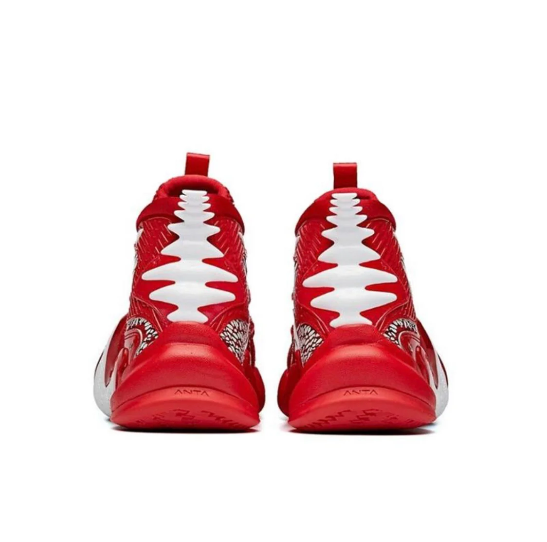 Marvel x Anta Men's Venom Shock The Game 4.0 Red/White - Image 4