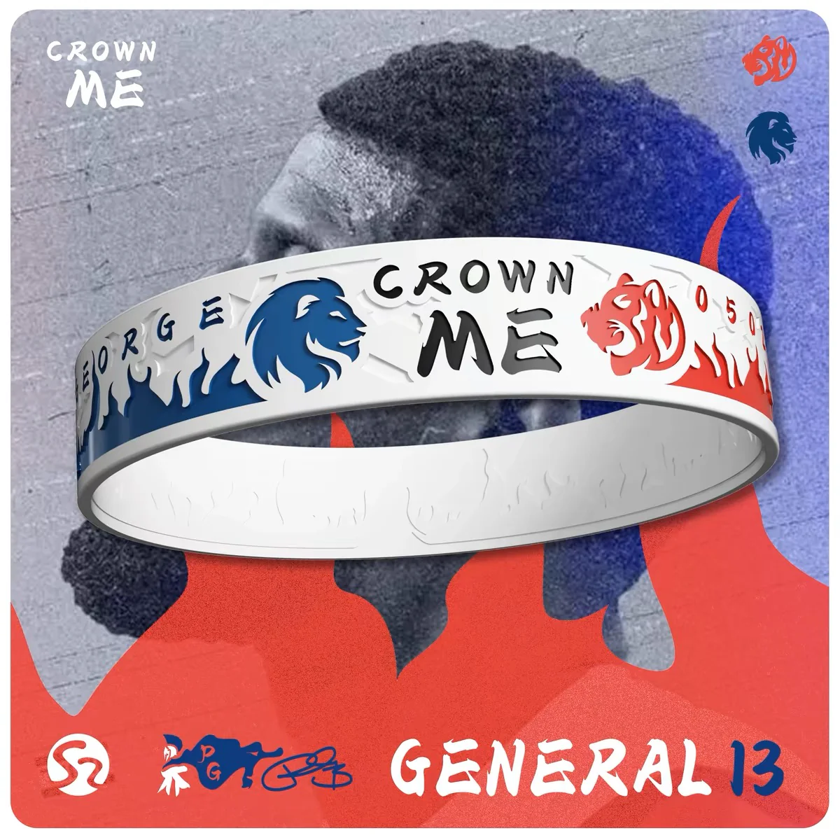 【Paul George】PG Series Clippers Basketball Sports Wristband - Image 2