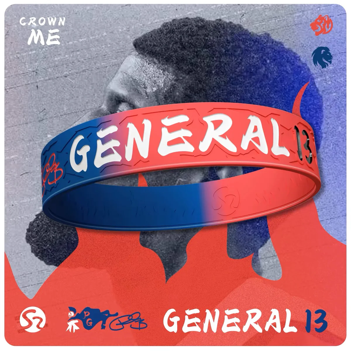 【Paul George】PG Series Clippers Basketball Sports Wristband - Image 3