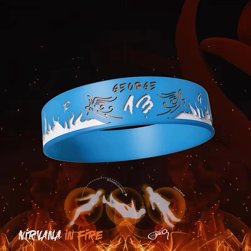 【Paul George】Phoenix Nirvana Series Clippers No. 13 Sports Wristband - Image 3