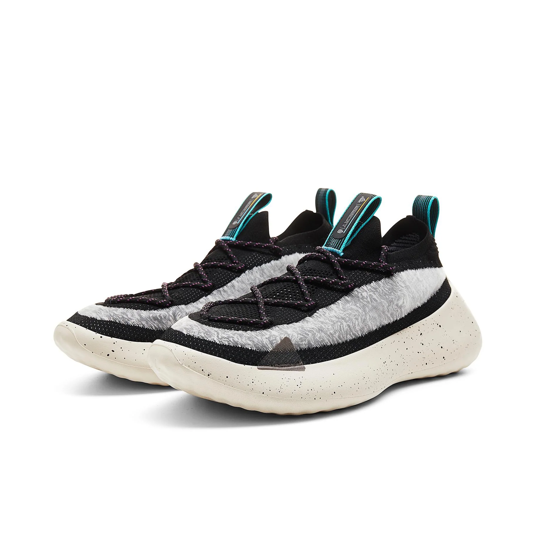 Peak Andrew Wiggins Mimicry V2 Casual Cultural Shoes - Black/Gray - Image 2