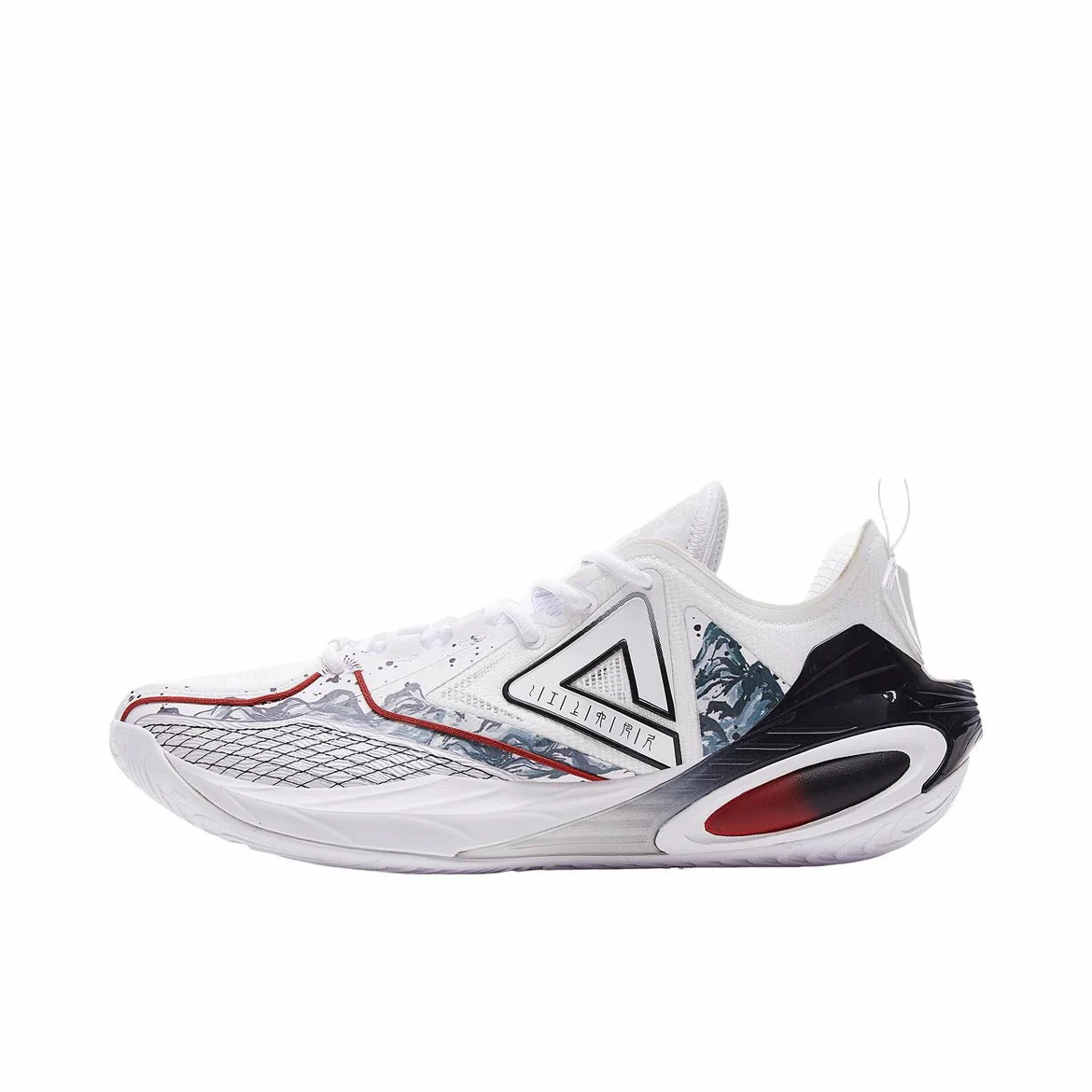 Peak Sonic Boom S Iandscape Painting - White/Black