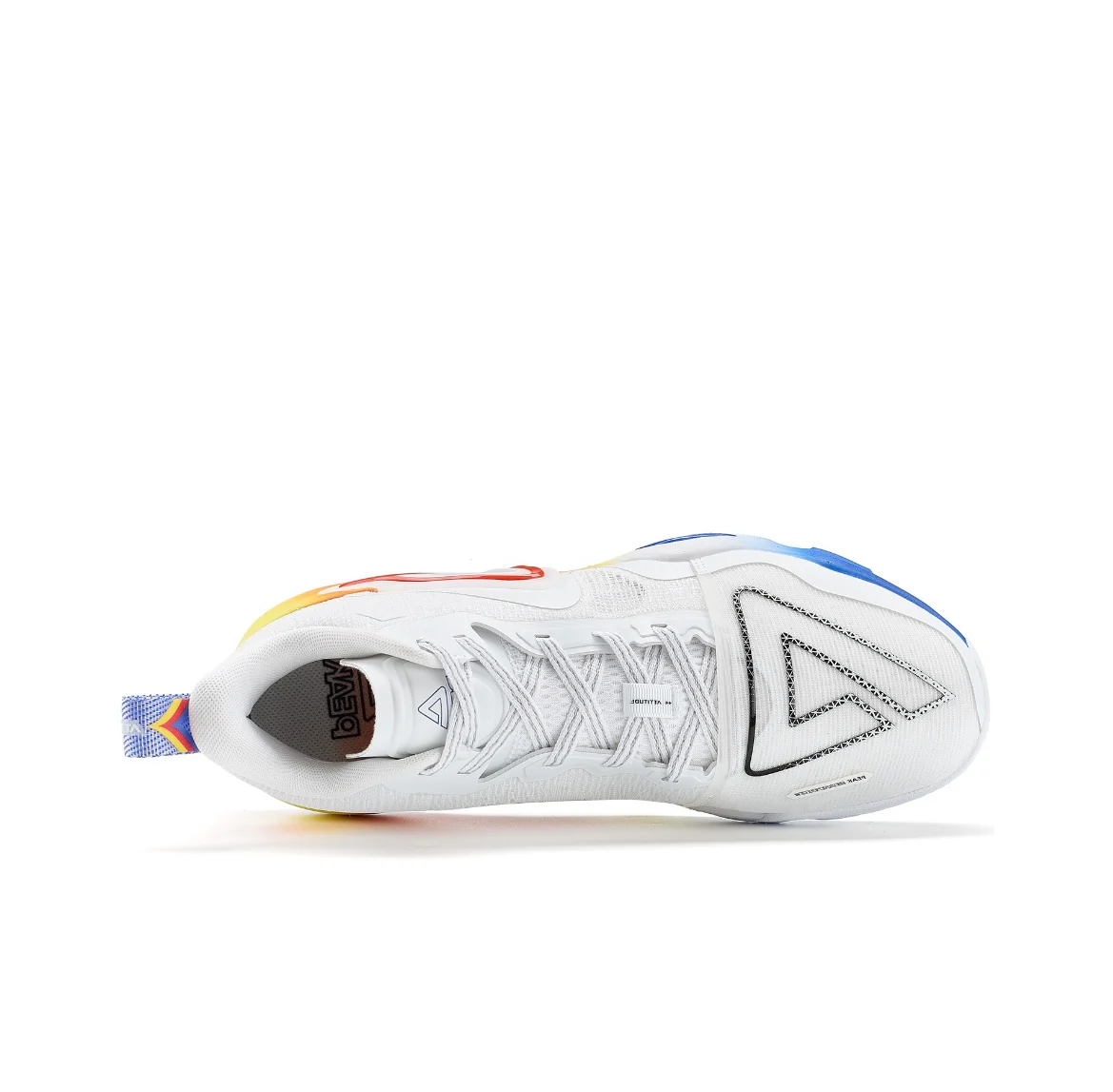 Peak Taichi Surging Big Triangle 2.0 - White/Orange/Blue - Image 4
