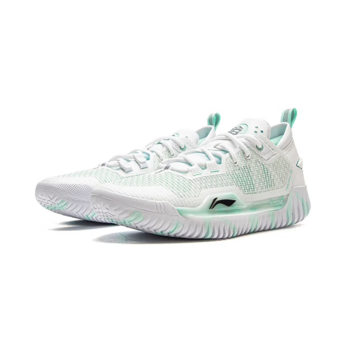 R.J. Hampton x Li-Ning Badfive 3 Low - White/Green - Image 2