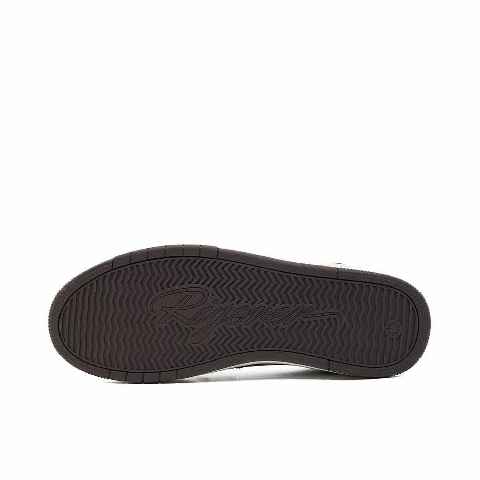 Austin Reaves x Rigorer Skateboard Shoes - White/Brown - Image 3