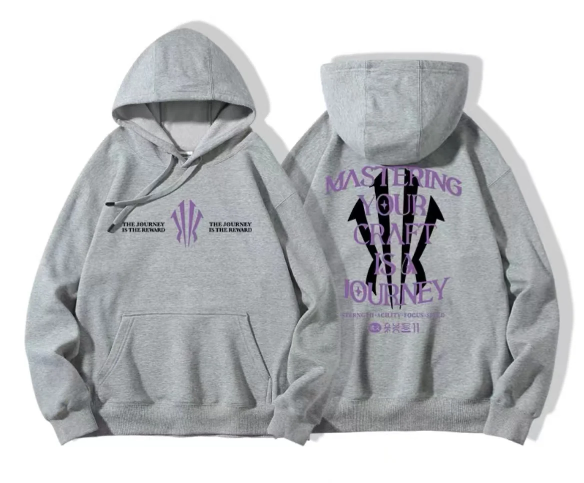 Shield Fleece Comfortable Hoodie - Black - Image 10