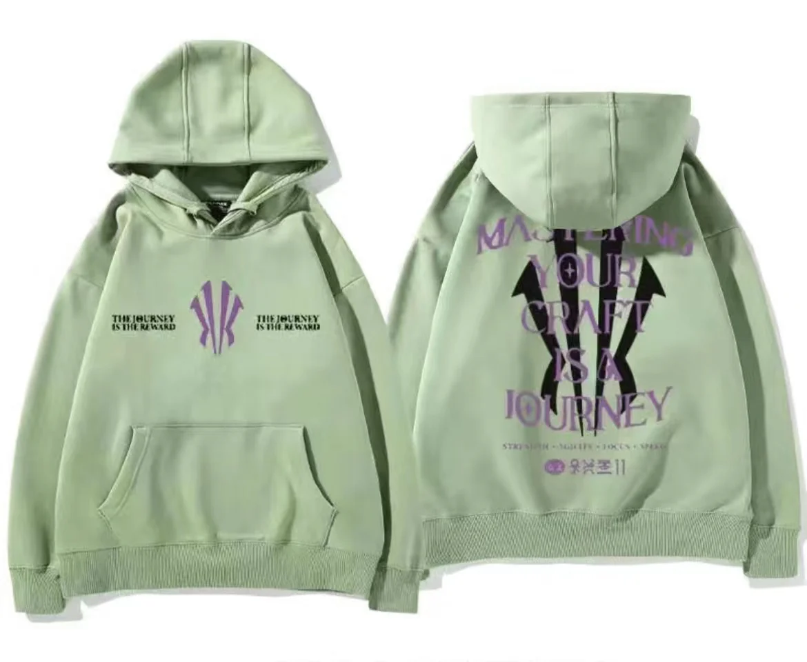 Shield Fleece Comfortable Hoodie - Purple - Image 5